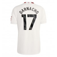 Dres Manchester United Alejandro Garnacho #17 Tretina 2023-24 Krátky Rukáv